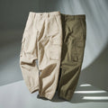 Cotton Jogger Cargo Pants Combo  Beige & Olive Green (Pack of 2)
